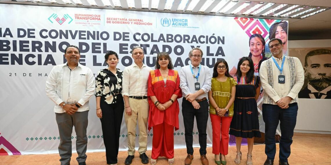 ACNUR y Gobierno de Chiapas firman convenio de colaboración