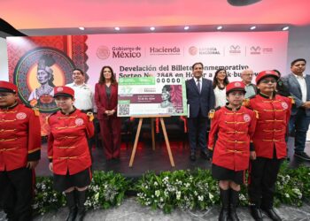 Honran Gobierno de Chiapas y Lotería Nacional a Reina Roja de Palenque con Sorteo Superior