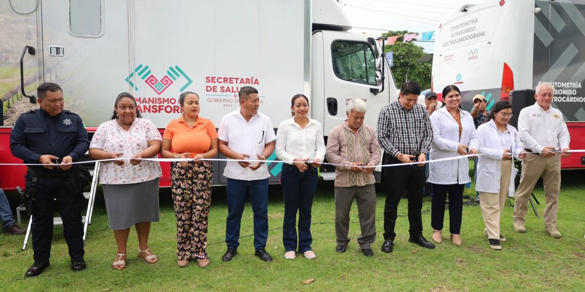 Por la salud de las familias tuxtlachiquenses, llegan Unidades Médicas Móviles a la comunidad de 2da. Sección de Medio Monte