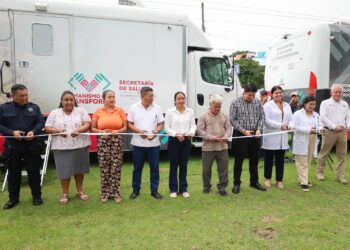 Por la salud de las familias tuxtlachiquenses, llegan Unidades Médicas Móviles a la comunidad de 2da. Sección de Medio Monte