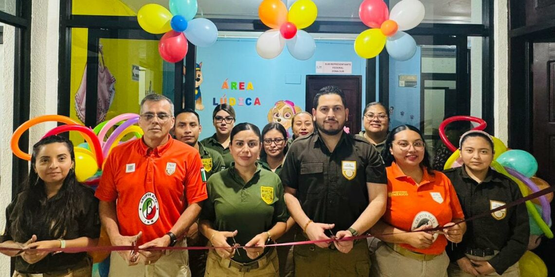 Inaugura el INM áreas lúdicas para niñas y niños en oficinas migratorias de Tapachula y Ciudad Hidalgo