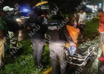 Motociclista termina herido tras ser embestido por camioneta en Tapachula; responsable se da a la fuga