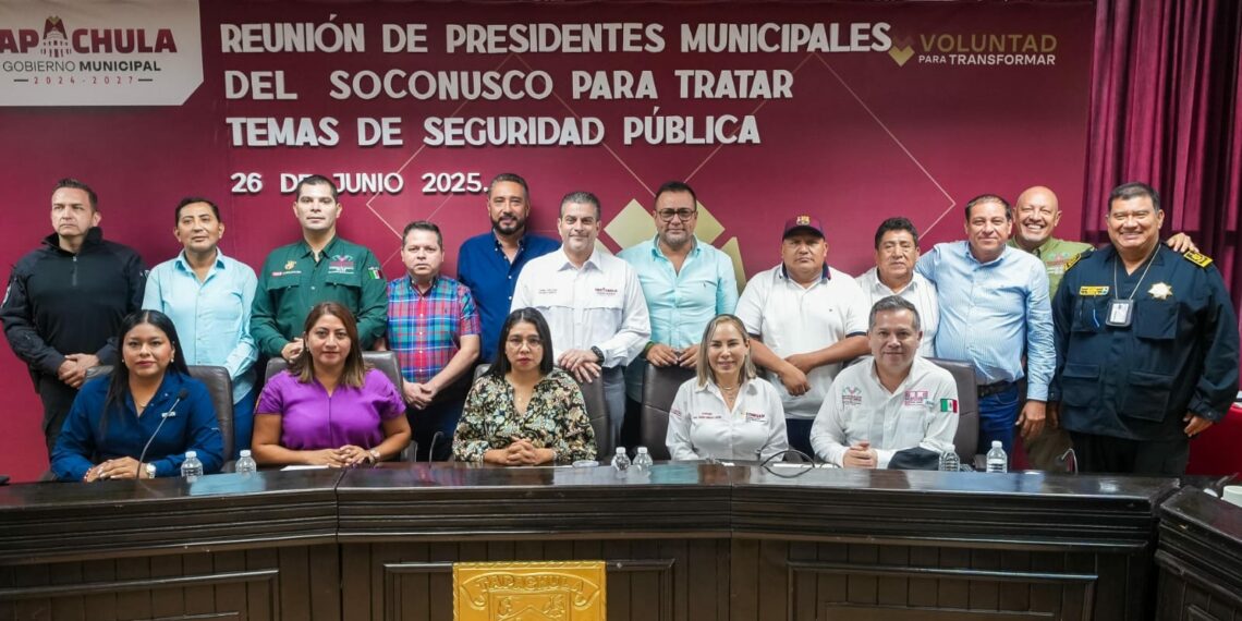 Con trabajo coordinado, Tapachula avanza en materia de seguridad: Yamil Melgar