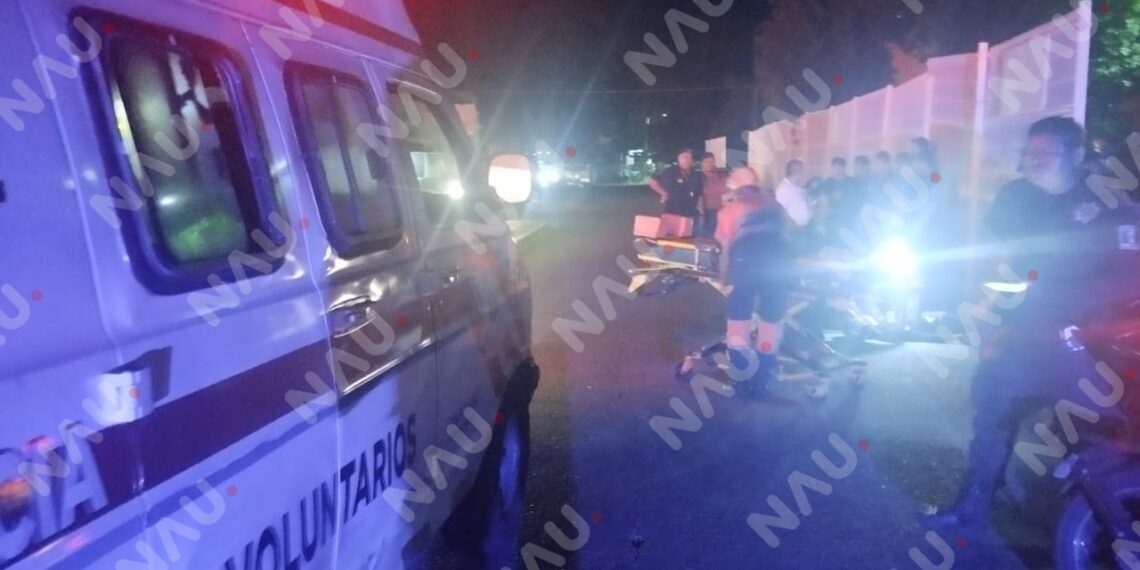 Motociclista sufre accidente por falla mecánica en Tapachula