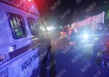 Motociclista sufre accidente por falla mecánica en Tapachula