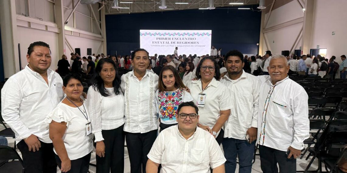 Suchiate presente en el Primer Encuentro de Regidores “Unidos por la Seguridad y la Paz en Chiapas”