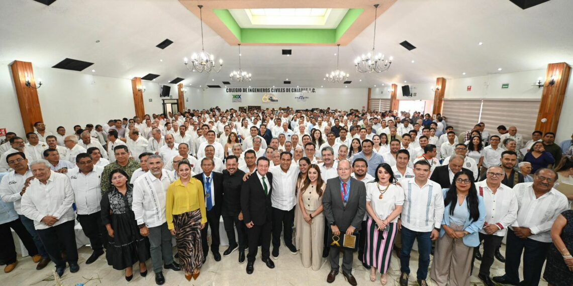 Eduardo Ramírez celebra a las y los ingenieros de Chiapas y convoca a trabajar en unidad a favor del desarrollo