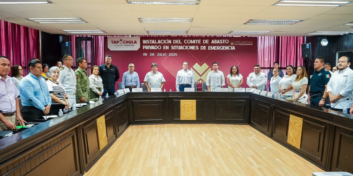 Yamil Melgar instala Comité de Abasto Privado en Situaciones de Emergencia