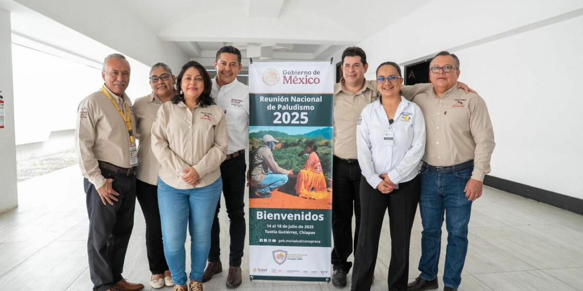 Eduardo Ramírez refrenda compromiso de su gobierno para erradicar el paludismo en Chiapas