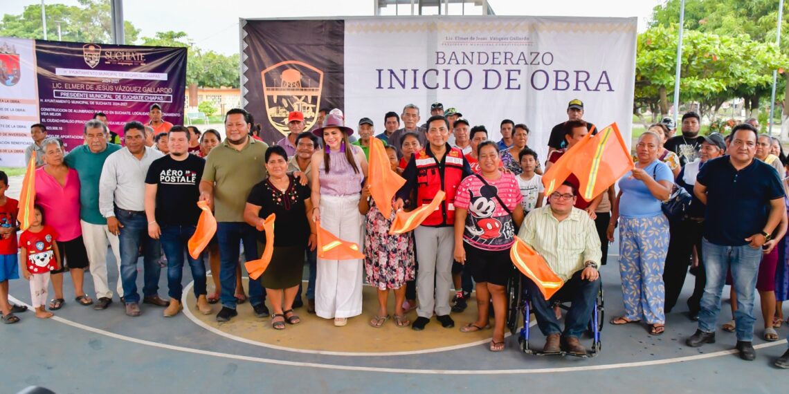 Inicia construcción de alumbrado público en el fraccionamiento Vida Mejor de Suchiate