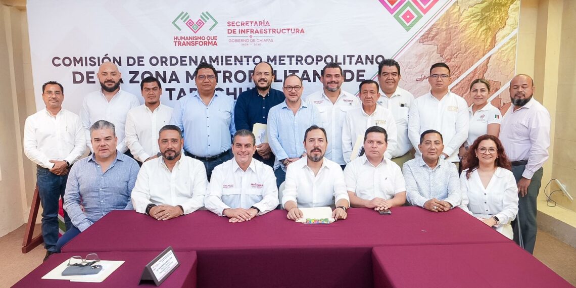 Participa Yamil Melgar en reinstalación de la Comisión de Ordenamiento Metropolitano Zona Tapachula