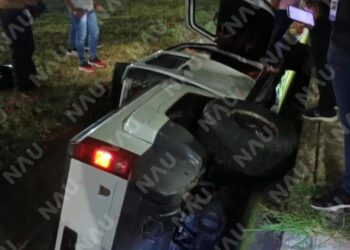 Tres vehículos involucrados en accidentes durante la madrugada en Tapachula