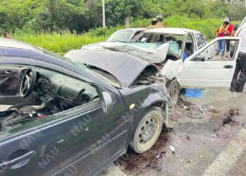 Muere un hombre en choque frontal sobre la vía Panamericana en Cintalapa