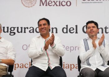 Eduardo Ramírez y Félix Medina Padilla inauguran Centro Multiservicios de la Comar en Tapachula