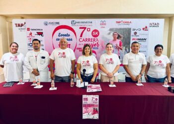 SE SUMA AYUNTAMIENTO DE TAPACHULA A 7A. CARRERA DE LA MUJER
