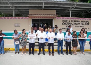 Con inversión superior a 3.5 mdp, Eduardo Ramírez mejora escuelas en Tuxtla Gutiérrez