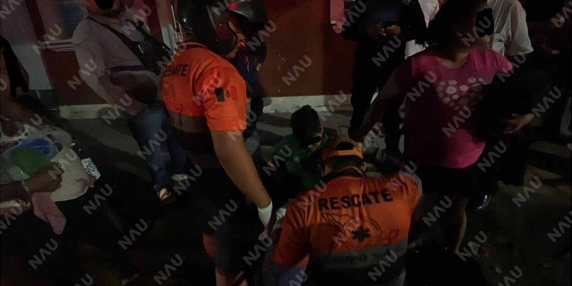 Motociclista resulta lesionado tras choque con camioneta en la Central Poniente de Tapachula