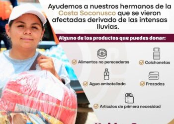 PC Tapachula activa Centro de Acopio y emite alerta preventiva ante posibles lluvias intensas