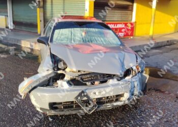 Nueve lesionados deja choque entre vehículo particular y combi de pasaje en Tapachula