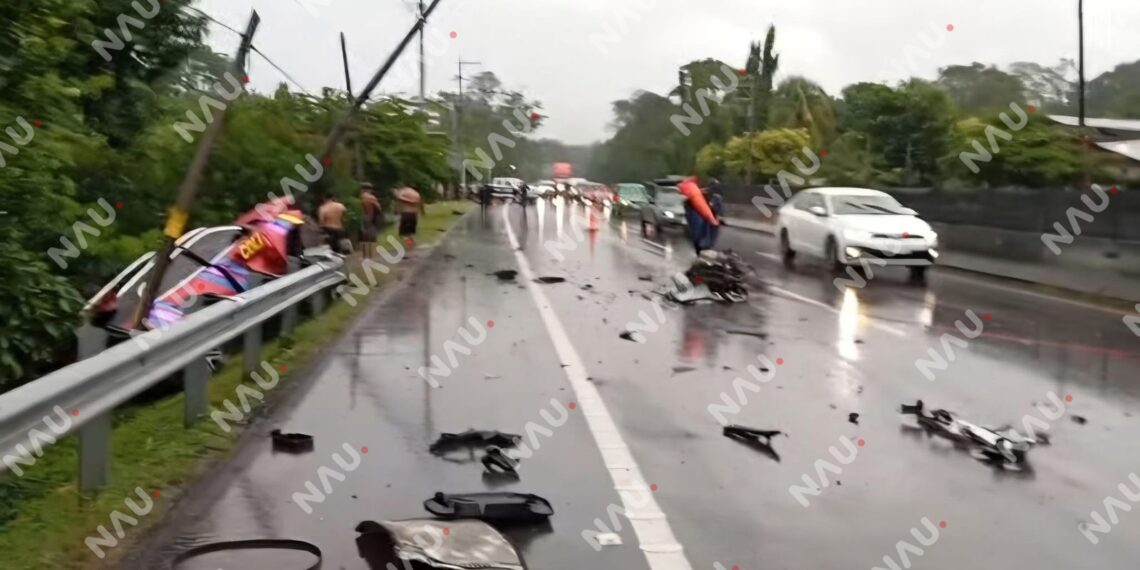 Camioneta vuelca y deja un lesionado en el tramo Huixtla – Huehuetán