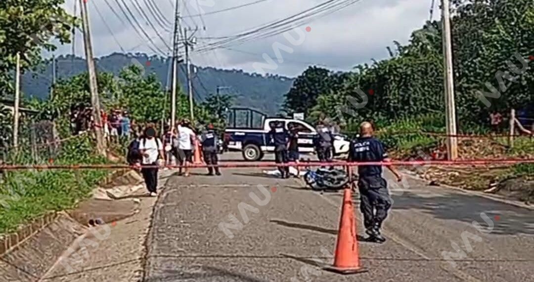 Identifican a joven fallecido en accidente de motocicleta en Tuzantán