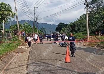 Identifican a joven fallecido en accidente de motocicleta en Tuzantán