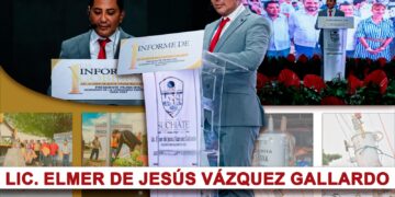 Elmer Vázquez Gallardo marca un precedente histórico al rendir dos informes en un mismo día