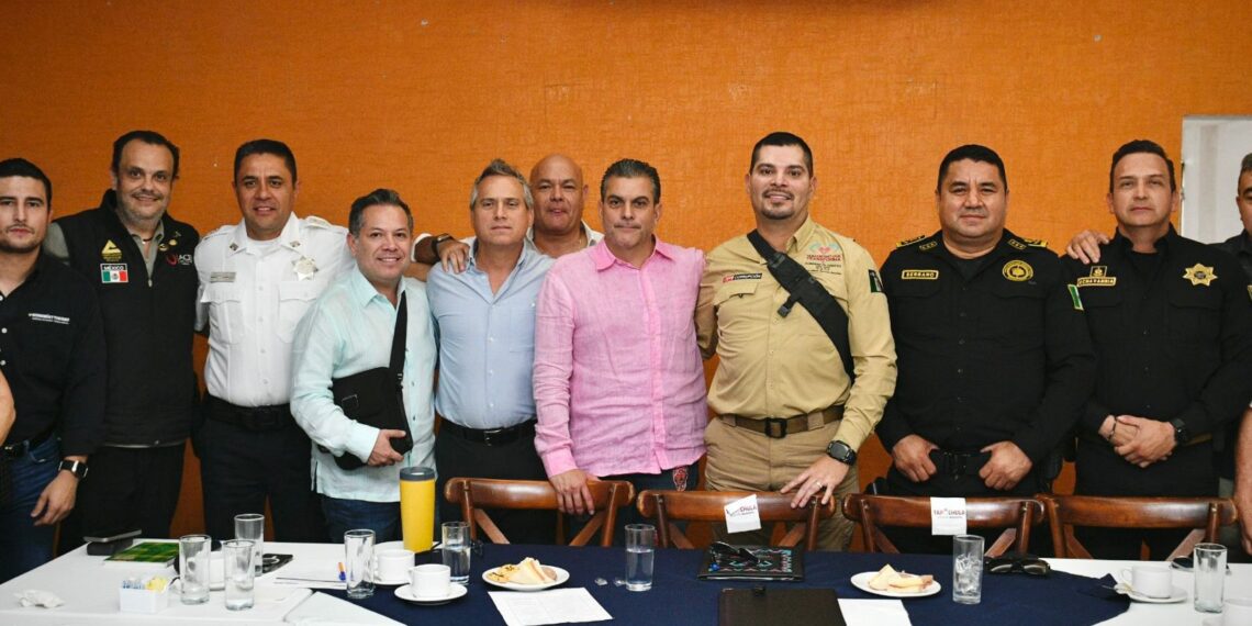 Empresarios y autoridades fortalecen acciones de seguridad en Tapachula: Yamil Melgar