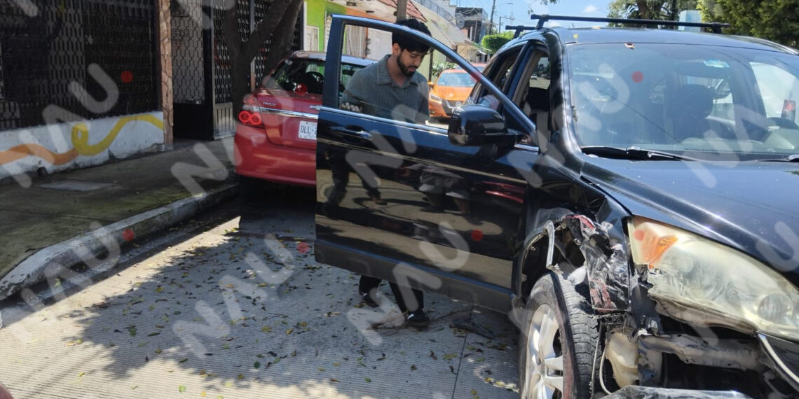 Choque por mal estado de salud deja solo daños materiales en Tapachula