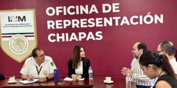 Fortalecen cooperación migratoria entre Consulado Guatemalteco e INM en Chiapas.