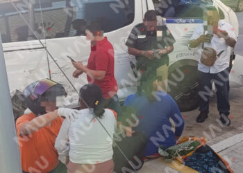 Choque múltiple deja cuatro lesionados, entre ellos un menor, en la 15ª Oriente y 11ª Norte de Tapachula