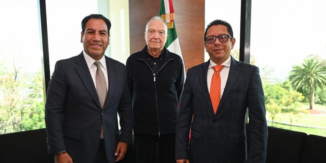 Se reúne Eduardo Ramírez con el fiscal general de la República, Alejandro Gertz Manero