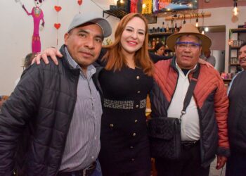 Fabiola Ricci refrenda su compromiso con el gremio de aseadores de calzado de San Cristóbal