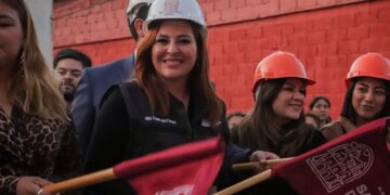 Inicia Fabiola Ricci importante obra de pavimentación en la colonia El Relicario