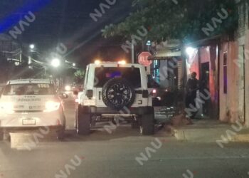 Patrullero motorizado resulta atropellado por una camioneta Jeep en Tapachula