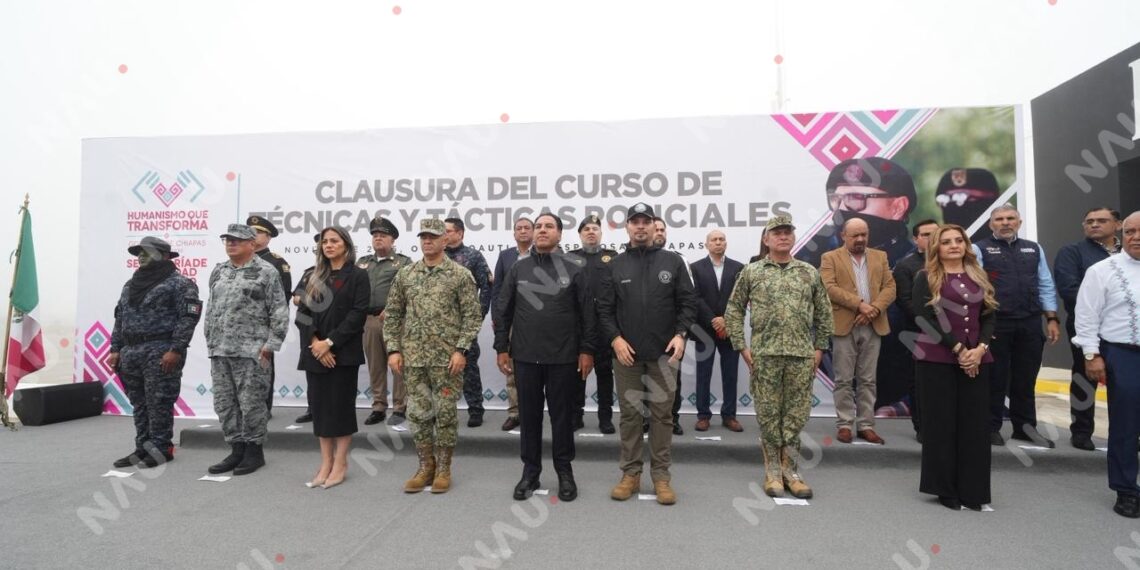 Vas bien, van bien y sé que van a ir mejor”, Gobernador reconoce liderazgo de Aparicio en la Nueva ERA de seguridad en Chiapas