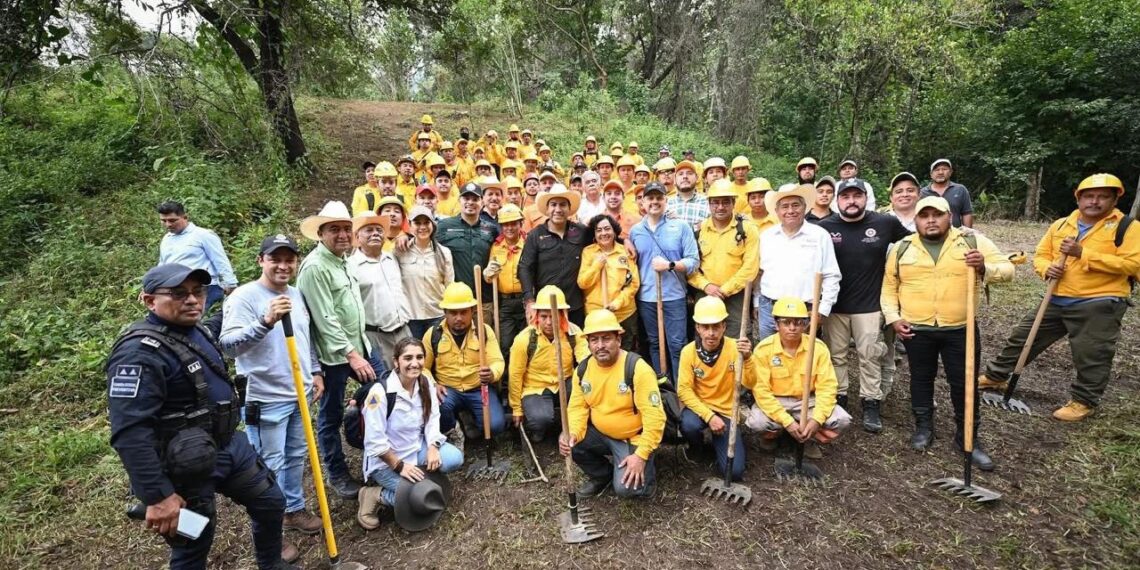 En La Concordia, Eduardo Ramírez Aguilar fortalece la prevención de incendios forestales