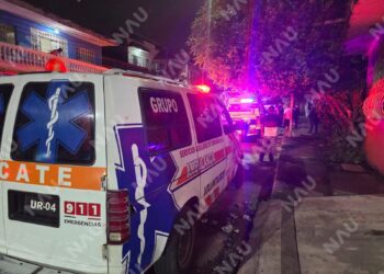 Accidente de motocicleta en la Central Norte; conductor lesionado fue trasladado por particulares