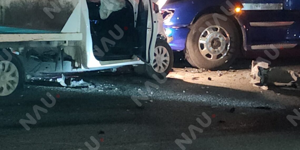 Choque múltiple en el Libramiento Sur-Oriente deja tres lesionados y severos daños materiales