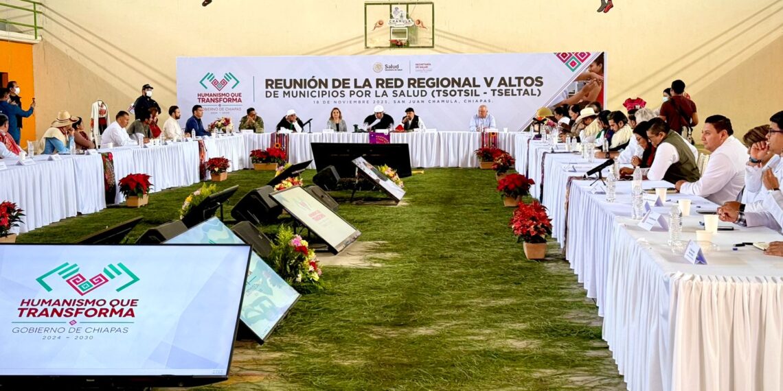 Fortalecen acciones regionales de salud en reunión de la Red de Municipios Tsotsil-Tseltal
