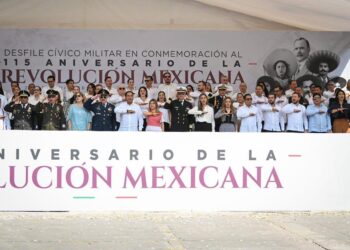 Eduardo Ramírez encabeza conmemoración del 115 Aniversario de la Revolución Mexicana