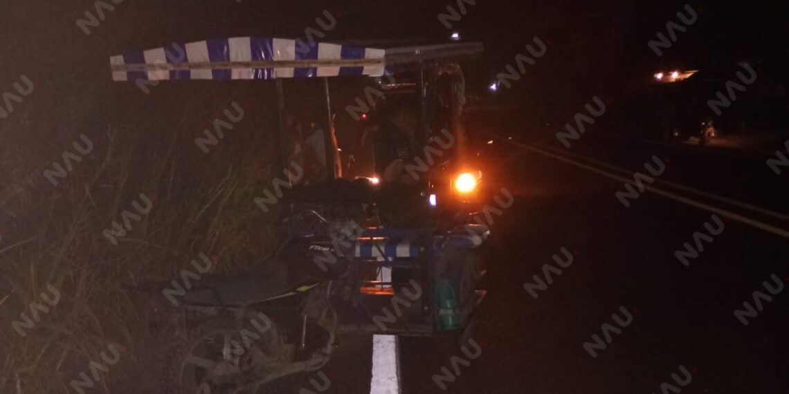 Hombre de 63 años resulta con heridas leves tras percance en la carretera a Puerto Madero