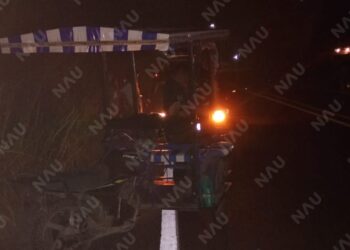 Hombre de 63 años resulta con heridas leves tras percance en la carretera a Puerto Madero