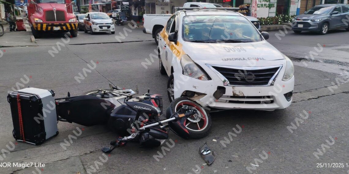 Percance vial en la 11ª Sur deja daños materiales y un conductor sancionado