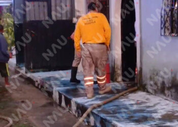 Casa estuvo a punto de incendiarse en Las Hortensias Uno