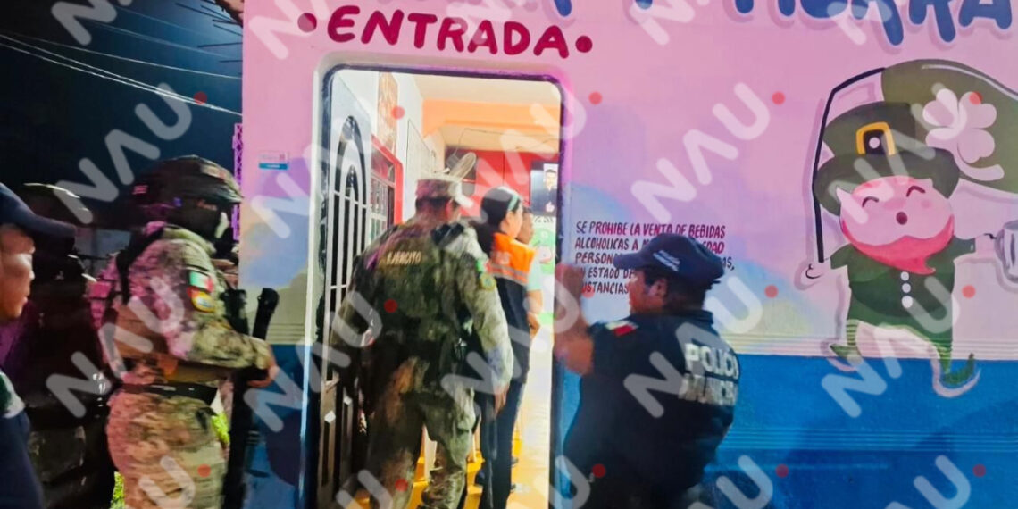 Cierran por segunda vez el bar “El Carnalito Mar y Tierra” en operativo “Huacalli” en Cacahoatán