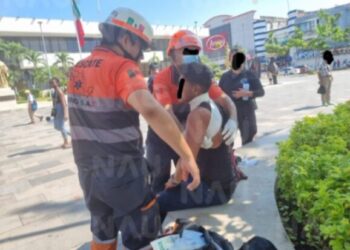 Joven es atacado con arma blanca en pleno centro de Tapachula