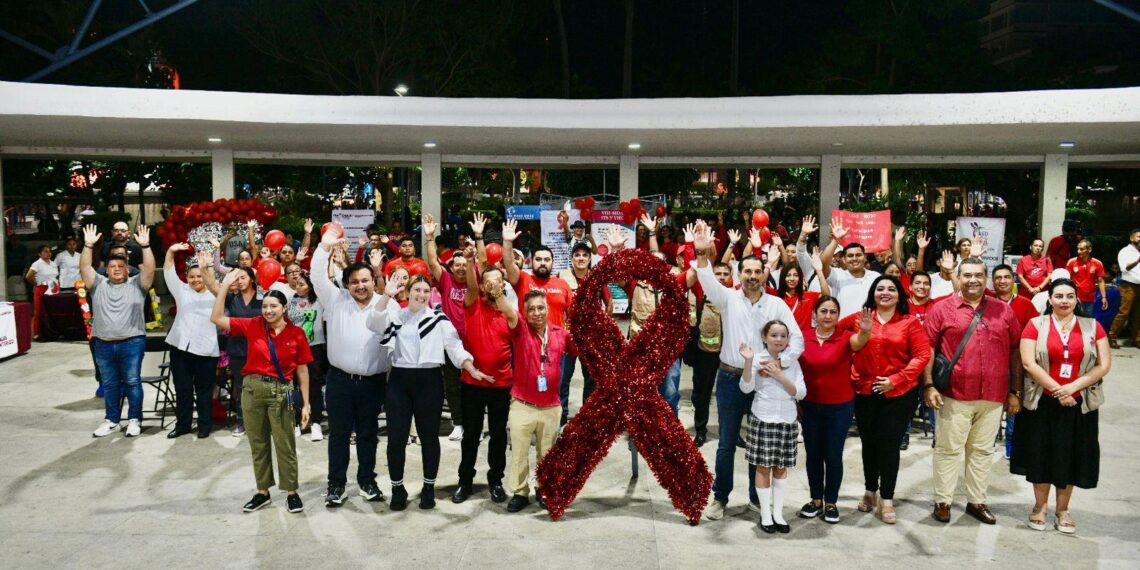 Tapachula se sumó a las acciones estatales de prevención en el marco del Día Mundial de la Lucha contra el VIH