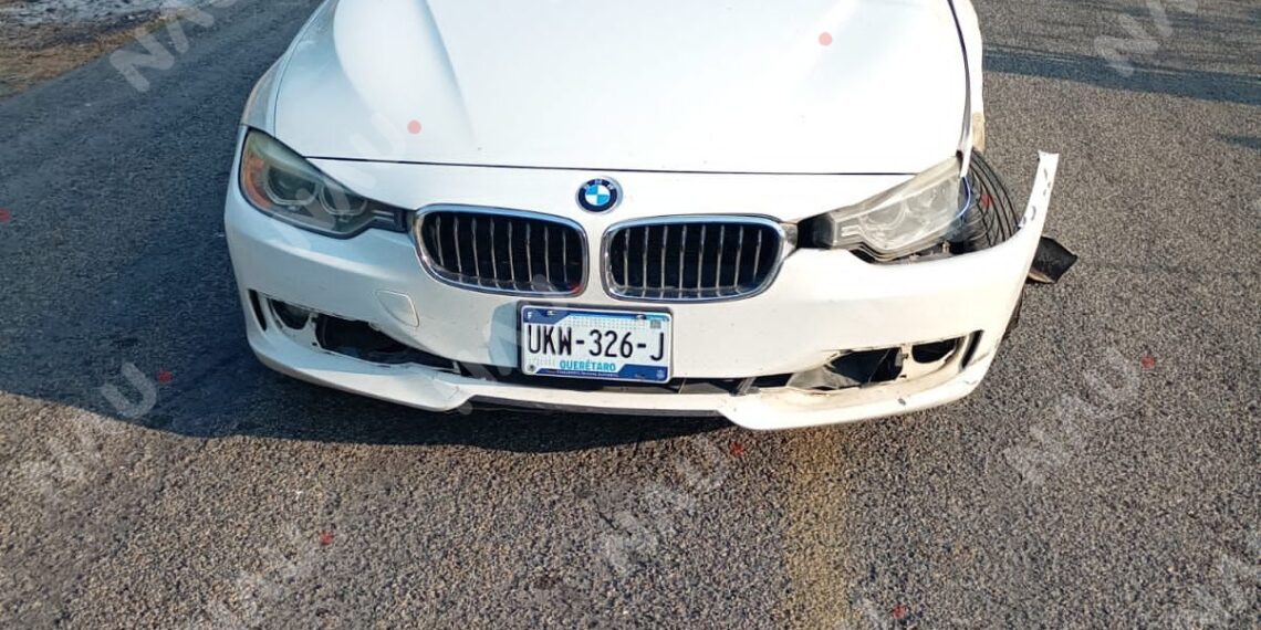 Motociclista resulta lesionado en choque contra BMW en carretera a Playa Linda