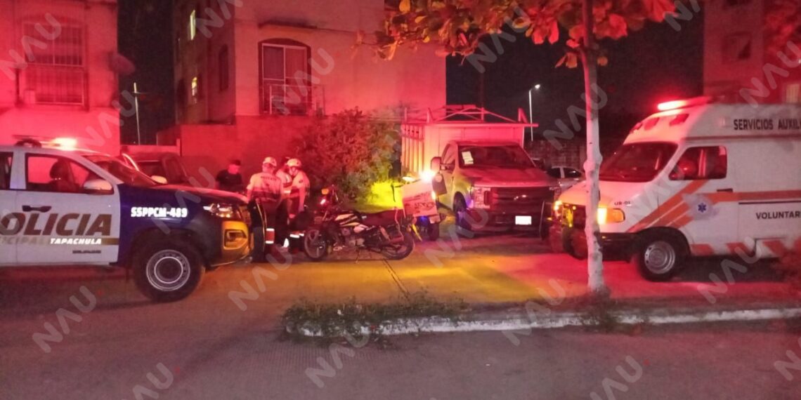 Adulto mayor es golpeado en Andares del Soconusco; lo trasladan grave al Hospital General